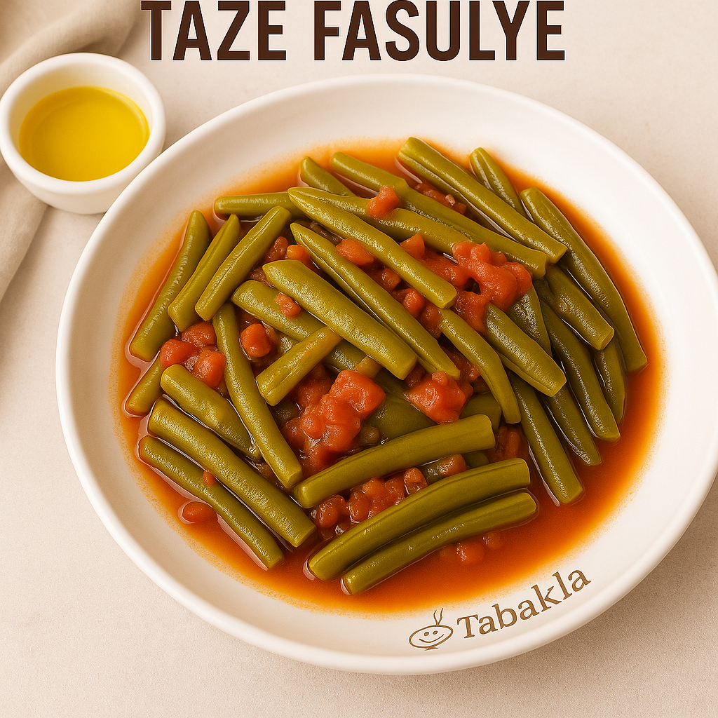 Zeytinyağlı taze fasulye